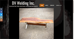 Desktop Screenshot of dvwelding.com