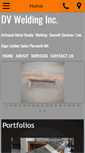 Mobile Screenshot of dvwelding.com