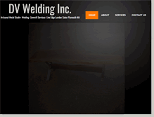 Tablet Screenshot of dvwelding.com